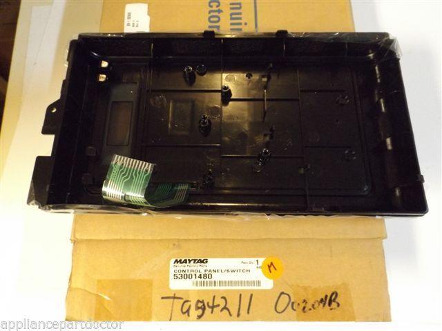 Maytag Amana Microwave 53001480 Control Panel/switch Asy (blk) NEW IN BOX Maytag Amana Microwave 53001480 Control Panel/switch Asy (blk) NEW IN BOX